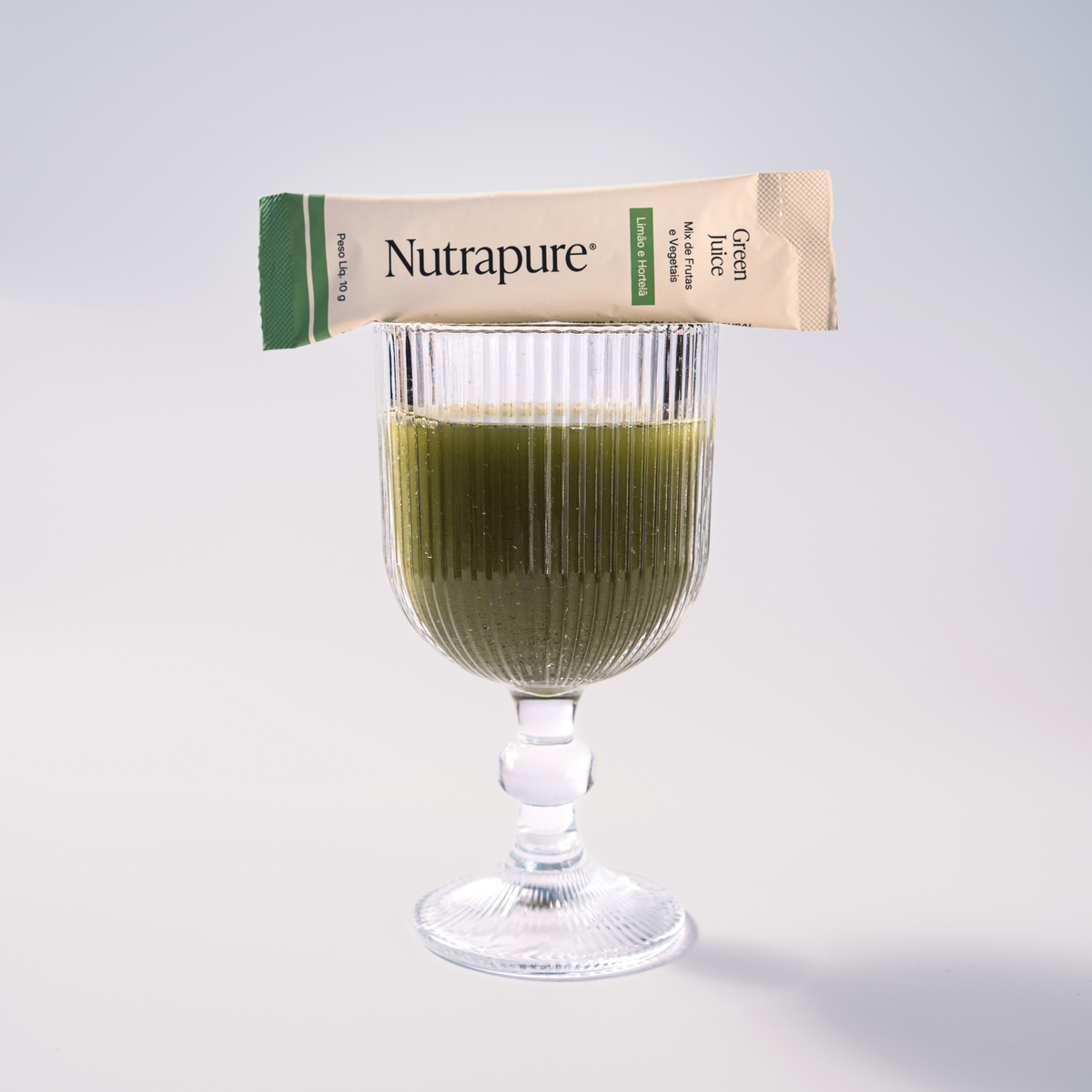 Nutrapure Green Juice - Limão e Hortelã 10g (15 sachês)