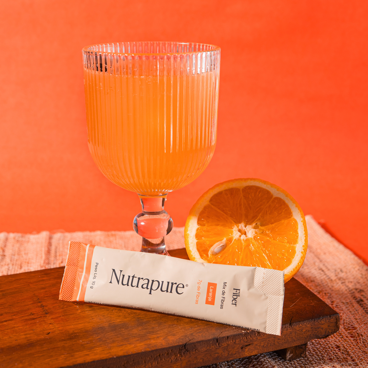 Nutrapure Fiber - Laranja 10g (15 sachês)