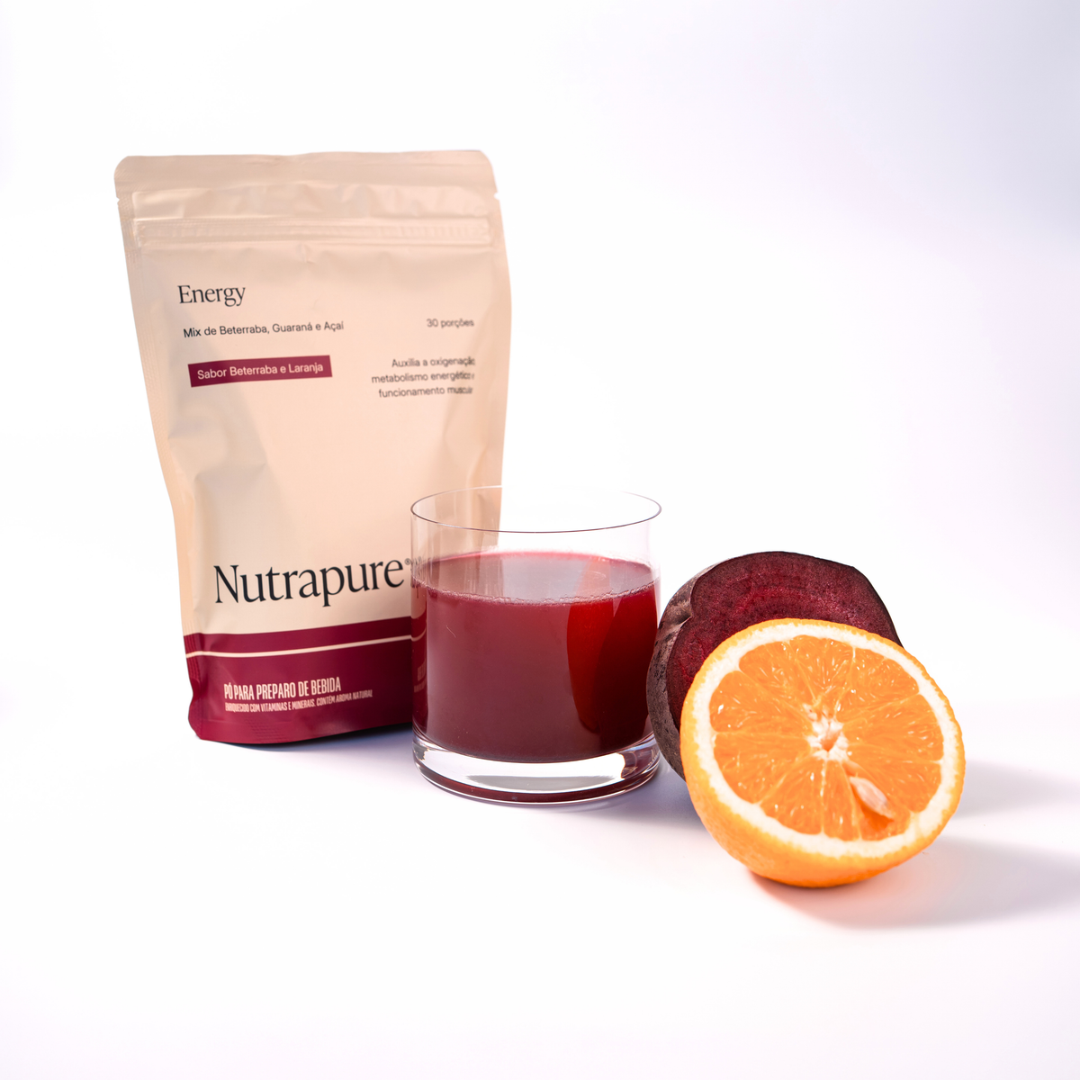 Nutrapure Energy - Beterraba e Laranja 300g