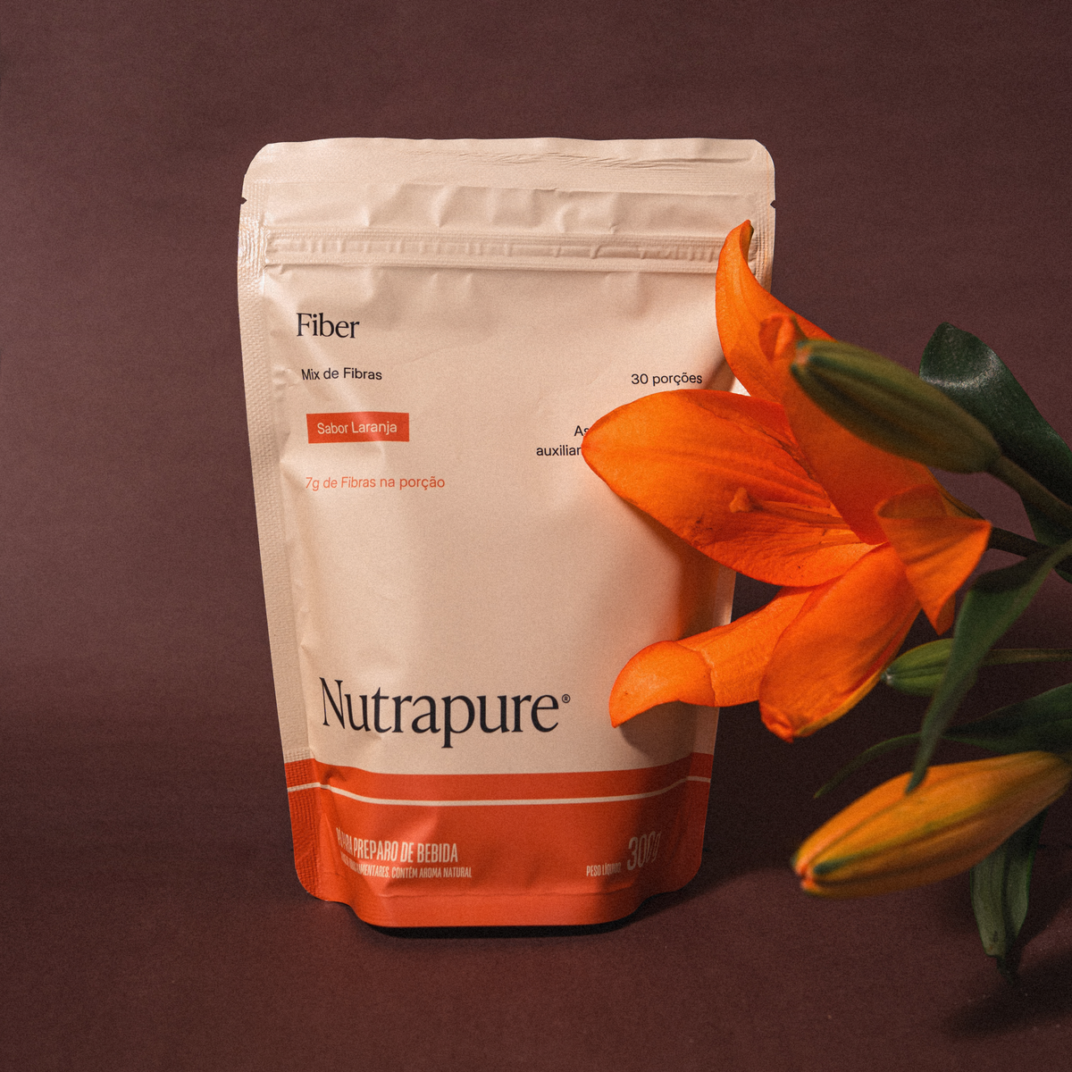 Nutrapure Fiber - Laranja 300g