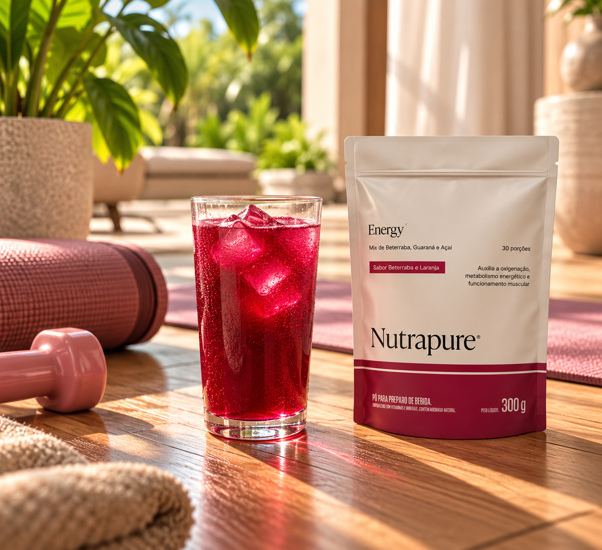 Nutrapure Energy - Beterraba e Laranja 300g