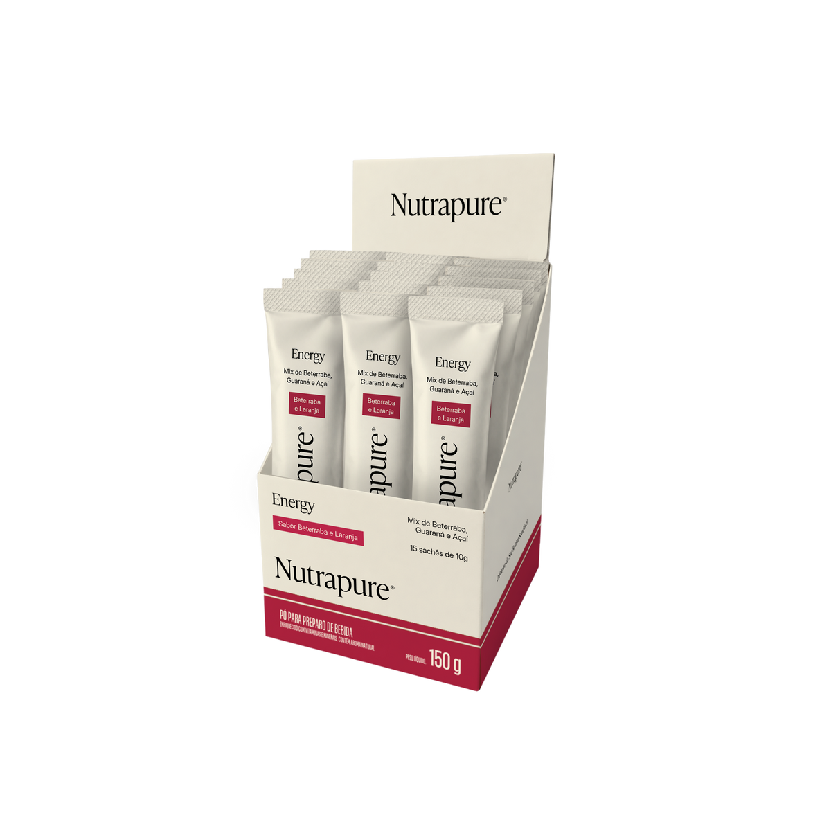 Nutrapure Energy 10g - caixa com 15 sachês