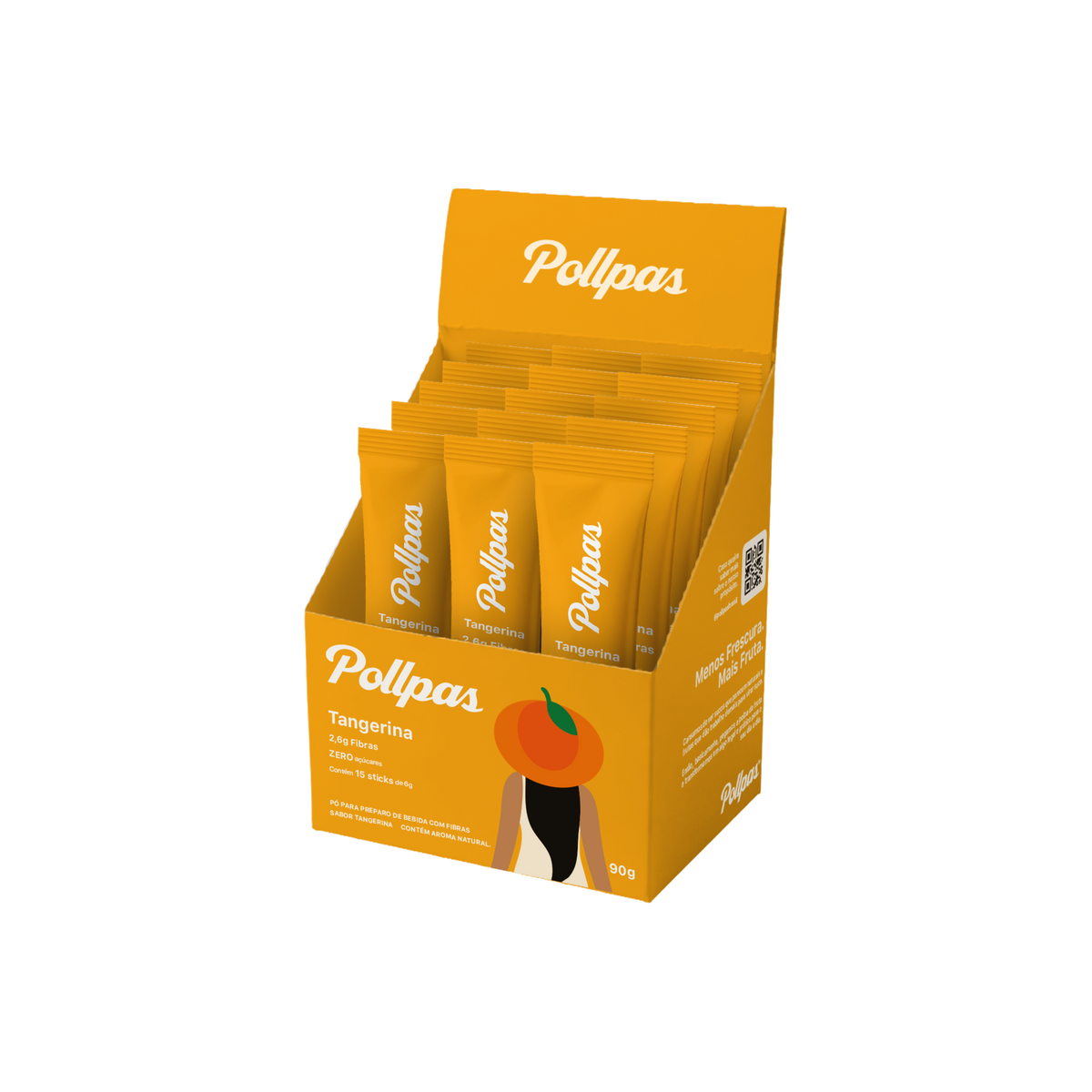 Pollpas Tangerina 6g (15 unidades)